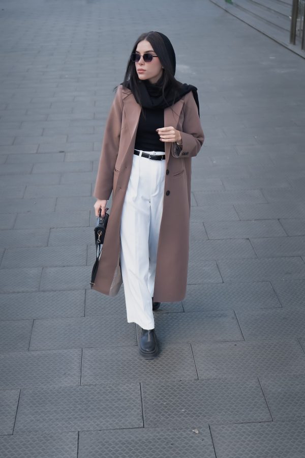 brown coat